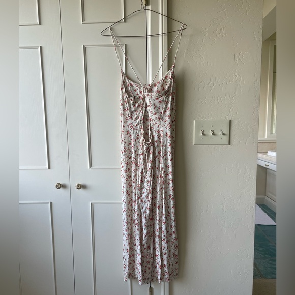 Reformation Sloane Floral Midi Dress Size L - Picture 4 of 8